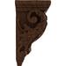 Ekena Millwork Acanthus Corbel | 4.25 H x 2.25 W x 9 D in | Wayfair CORW02X02X04ACGM-CASE-4