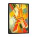 iCanvas 'Eiffel Tower' by Robert Delaunay Painting Print on Canvas Metal in Green/Red/White | 48 H x 32 W x 1 D in | Wayfair 11311-1PC6-48x32-FF01