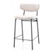 By Boo Crockett 26" Counter Bar Extra Tall Stool Upholstered/Metal in Brown | 36 H x 18 W x 22 D in | Wayfair BYB210026