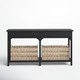 Birch Lane™ Bilbrook Console Table Wood in Gray/Black | 32 H x 60 W x 16 D in | Wayfair 94847DF0D8FC47B8AFC9B547A579C7E4