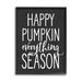 Stupell Industries Pumpkin Everything Season Bold Black Autumn Sign Black Framed Giclee Texturized Art By Lettered & Lined in Brown | Wayfair