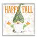 Stupell Industries Happy Fall Patterned Gnome Holding Orange Pumpkins Black Framed Giclee Texturized Art By Andi Metz in Brown | Wayfair