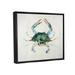 Stupell Industries Blue Sea Crab Over Beige Soft Watercolors Canvas Wall Art By Melissa Hyatt LLC Canvas in Blue/Green/White | Wayfair