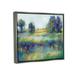 Stupell Industries Wetland Watercolor Landscape Abstract Blue Green Painting Canvas Wall Art By Third & Wall Canvas in Blue/Green/Red | Wayfair