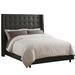 AllModern Aber Tufted Upholstered Standard Bed Upholstered in Black | 56 H x 85 D in | Wayfair 71CA89D0098B43A7A1023591479E7917