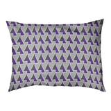 Tucker Murphy Pet™ Chen Shifted Arrows Pattern Indoor Dog Pillow Polyester in Indigo | Small (28" W x 18" D x 6" H) | Wayfair