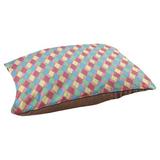 Tucker Murphy Pet™ Byrge Retro Diamonds Pillow Polyester in Pink/Blue/Yellow | 42.5 W in | Wayfair 3A2A726B4A014B22930DB7931CE02511