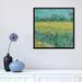 Vault W Artwork 'Field w/ Flowers Near Arles, 1888' by Vincent Van Gogh Print on Canvas, Cotton in Green | 18 H x 18 W x 1.5 D in | Wayfair