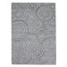 Gray 96 x 72 x 0.2 in Area Rug - Latitude Run® Hand Woven Overtufted Kilim Geometric Polypropylene Light Area Rug Polypropylene | Wayfair