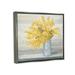 Rosalind Wheeler Golden Fall Floral Bouquet in Country Milk Tin Canvas Wall Art by Julia Purinton Canvas in Gray | 17 H x 21 W x 1.7 D in | Wayfair