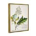 Trinx Botanical Plant Illustration Leaves Vintage Design Canvas Wall Art By World Art Group Canvas in Green/White | 21 H x 17 W in | Wayfair