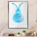 August Grove® Cute Funny Rabbit Bunny II - Print on Canvas in Blue/Green | 12 H x 8 W x 1 D in | Wayfair B7FA07082CC541028C59A76A05723F63