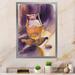 Harriet Bee Empty Wooden Cradle - Print on Canvas Metal in Indigo | 32 H x 16 W x 1 D in | Wayfair F323DF28D8DD45A9916B7CC61F6996C4