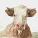 August Grove® Hand Painted Brown Cow - Wrapped Canvas Painting Canvas | 12 H x 12 W x 1.25 D in | Wayfair 7F17B10F4246408CA69E518BE968C10F