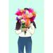 Winston Porter Woman Holding Flowers - Wrapped Canvas Painting Canvas | 18 H x 12 W x 1.25 D in | Wayfair B2C0530713594CE181B298F7F3C0C9A6