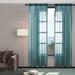 August Grove® Abhijit Polyester Curtain Polyester in Green/Blue | 63 H x 52 W in | Wayfair 9DF903E24A394E00B9AF3B54CF243638