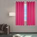 Ebern Designs Mecit Polyester Curtain Polyester in Pink | 84 H x 52 W in | Wayfair B513672CF5D74A4A9009926E6B33ABA6