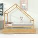 Isabelle & Max™ Full Size Wooden House Bed Wood in Brown | 73 H x 56.1 W x 78.7 D in | Wayfair 9347760EE5444A0ABA0E6A77A6655B47