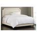Mercer41 Chapne Low Profile Bed Upholstered/Velvet in Brown | 51 H x 83 D in | Wayfair 7E1F2378770F4FC6AFF24CF0F4BDDAAE
