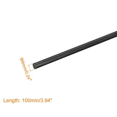 Carbon Fiber Rod, for RC Plane DIY Tool Wing Tube Quadcopter Arm