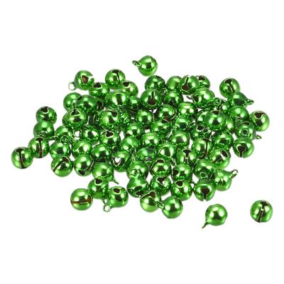 Jingle Bells, 5/16inch 48pcs Small Craft Bells, Green