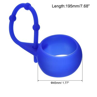 Golf Ball Holder, 1 Pack Silicone Protect Waist Keyring Bag with Knots