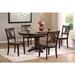 Iconic Furniture Company 5-piece Antique Grey Double X-Back 5-piece Round Dining Set