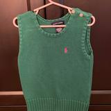 Ralph Lauren Shirts & Tops | Girls Green Ralph Lauren Vest | Color: Green | Size: 6xg
