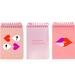 Kate Spade Office | Kate Spade New York Heart Lips Spiral Notebook Set Of 3 | Color: Pink | Size: Os