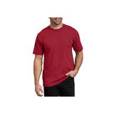 Men's Big & Tall Dickies Short Sleeve Heavyweight T-Shirt by Dickies in English Red (Size XT)