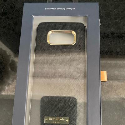 Kate Spade Cell Phones & Accessories | Kate Spade Phone Case. Fits/Para Samsung Galaxy S8. | Color: Black/Gold | Size: Small