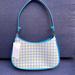 Urban Outfitters Bags | New Urban Outfitters Uo Beth Blue Green Checked Baguette Purse Bag | Color: Blue/Green/Yellow | Size: Height 6 In, Length 10.5 Strap Drop 9.5 In