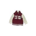 Carter's Jacket: Burgundy Stripes Jackets & Outerwear - Size 6 Month