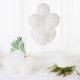 200 pièces 10 Pouces Petit ballons baudruche en latex Blanc,mini ballons Gonflables pour Mariage