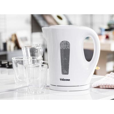 Tristar - Wasserkocher Weiß 1,7 Liter Kabellos, automatische Abschaltung, 2200Watt
