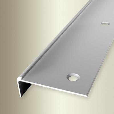 Treppenkanten- & Winkelprofil Aluminium 48 x 1000 mm Silber Winkelprofil - Proviston Image