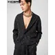 INCERUN Mode Hommes Blazer Revers Manches sulf2023 Un Bouton Casual Crop Costumes Hommes Automne