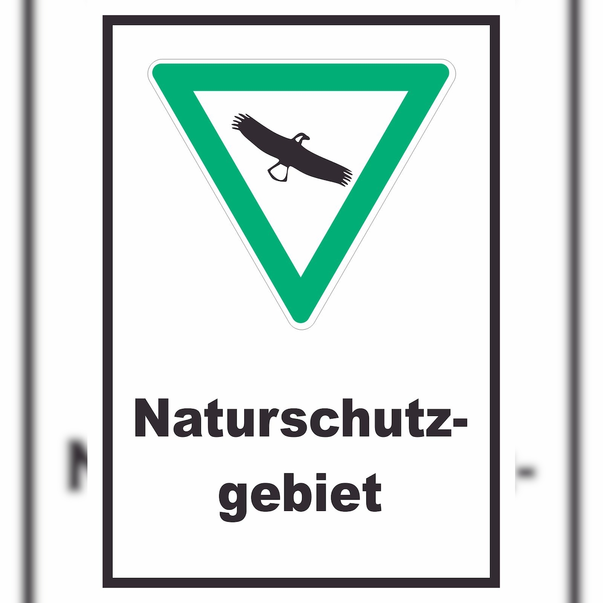 Naturschutzgebiet Schild A0 (841x1189mm) Image