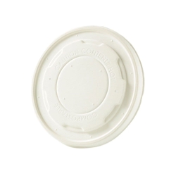 greenbox - Flachdeckel aus Pappe Ø 115 mm, weiß, geschlossen, 500 St. Image