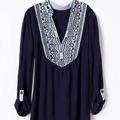 Anthropologie Tops | Akemi + Kin Anthro Spice Market Henley Top | Color: Blue | Size: S