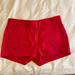 J. Crew Shorts | J Crew Red Chino Short Shorts. | Color: Red | Size: 4