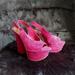 Jessica Simpson Shoes | Jessica Simpson Prinnce 6" Platform Slingback Heels 7.5 | Color: Pink/Red | Size: 7.5