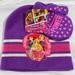 Disney Accessories | Disney Princess Power Winter Hat & Mittens Set Purple Pink | Color: Pink/Purple | Size: Osg