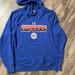 Adidas Shirts | 47 La Clippers Hoodie Sweatshirt Blue Med | Color: Blue/Red | Size: M
