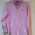 Polo By Ralph Lauren Shirts | Long Sleeve Button Down Polo By Ralph Lauren Shirt | Color: Purple/White | Size: M