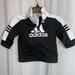 Adidas Jackets & Coats | Adidas Baby Boy's Tricot Full Zip Track Jacket Black White Size 3 Months 3m | Color: Black/White | Size: 3mb