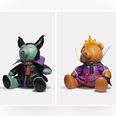Coach Design | Coachxdisney Villians Maleficent & Evil Queen Collectible Bears Limited-2 Bears | Color: Black/Brown | Size: Large