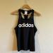 Adidas Tops | Adidas, Climalite Back Split Back Top, Xs | Color: Black/White | Size: Xs