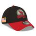 Men's New Era Black/Cardinal Arizona Cardinals 2022 Salute To Service 39THIRTY Flex Hat