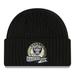 Youth New Era Black Las Vegas Raiders 2022 Salute To Service Knit Hat